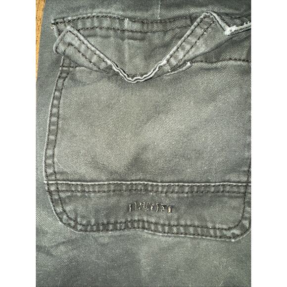 Vintage Iron Utility Cargo Pants Olive Green 28x30 Workwear Carpenter Y2K - Picture 6 of 7